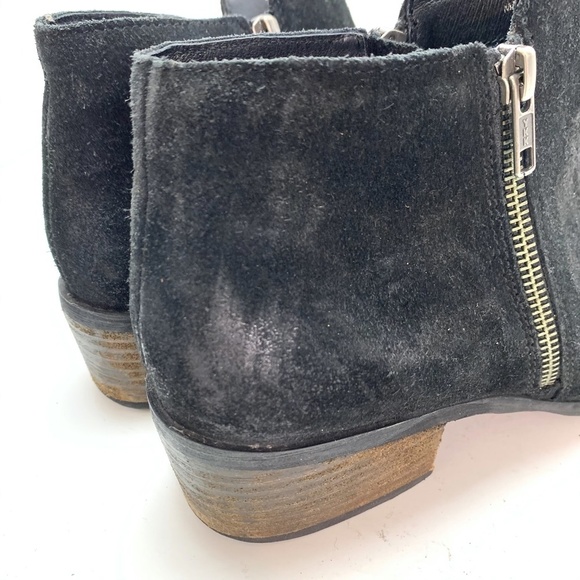 MIA EMERSON Genuine Leather Ankle Booties Black 10 - Picture 3 of 16